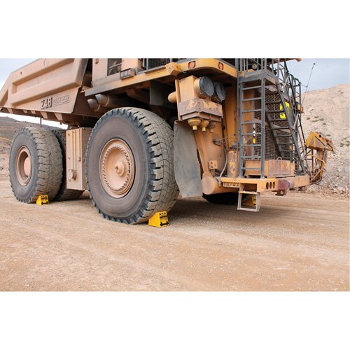 KI416 - Checkers Safety™ Heavy-Duty Ultra Class Mining Wheel Chock