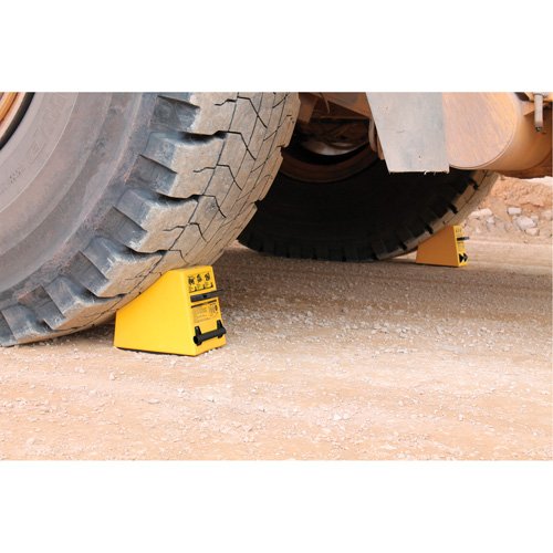 KI416 - Checkers Safety™ Heavy-Duty Ultra Class Mining Wheel Chock