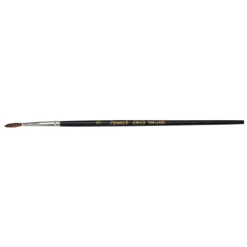 KP599-Black Pointed Bristle Artist Brush