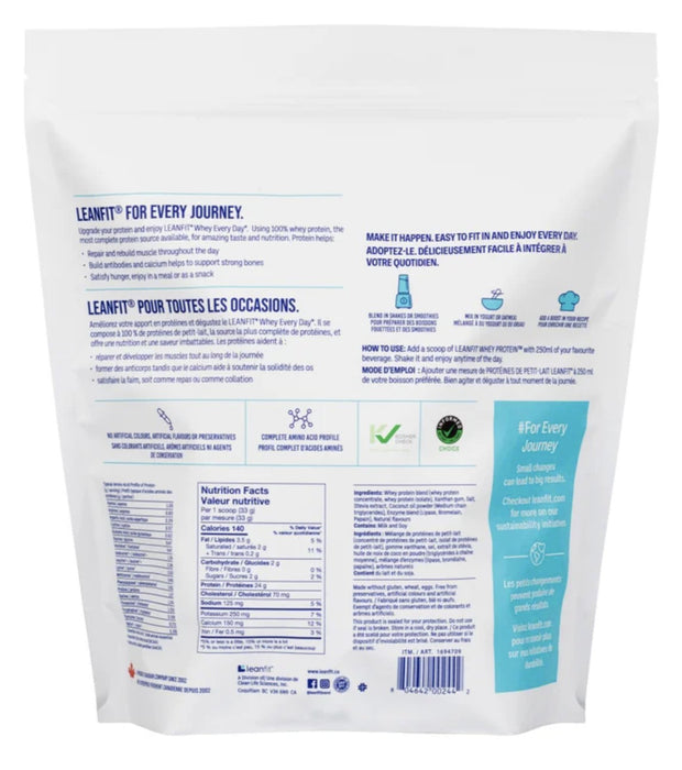 Leanfit Whey Protein, Vanilla, 2 kg