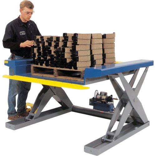 LT587-Hydraulic Floor-Height Scissor Lift Tables