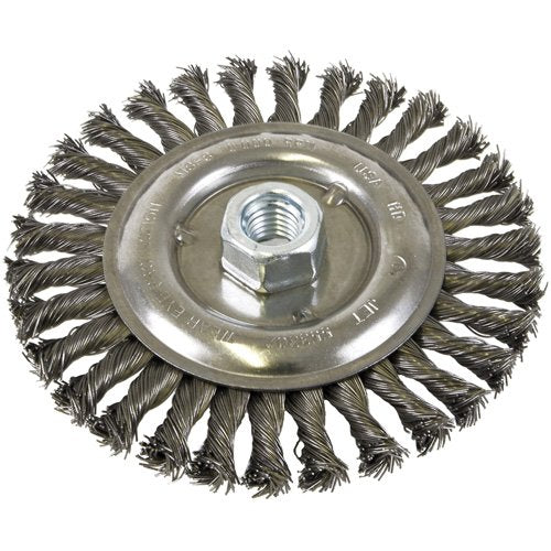 MLA299 - Standard Face Knot Wire Wheel Threaded