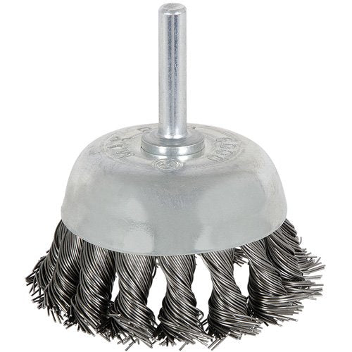 MLA339 - 8046 Shaft Mounted Knot Twisted Cup Brush