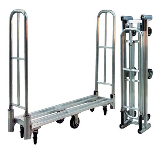 MO448-Aluminum U-Boat Folding Utility Cart