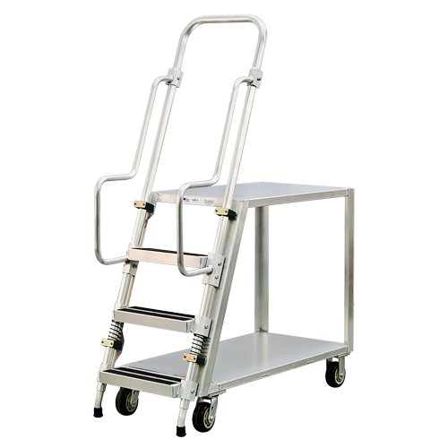 MO458-Aluminum Stock Picking Ladder Cart