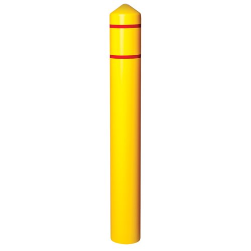 MO758-Smooth Bollard Cover With Reflective Stripes