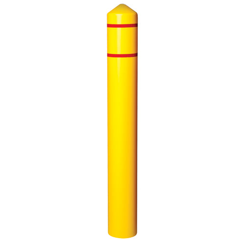 MO754-Smooth Bollard Cover With Reflective Stripes