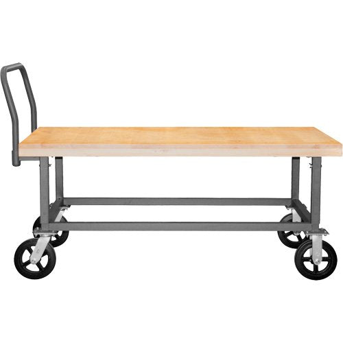 MP759-Adjustable Wood Deck Platform Truck