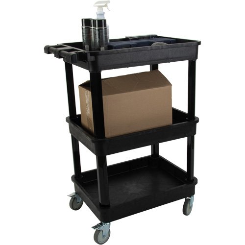 MQ184 - Utility Cart with Deep Lip Shelf