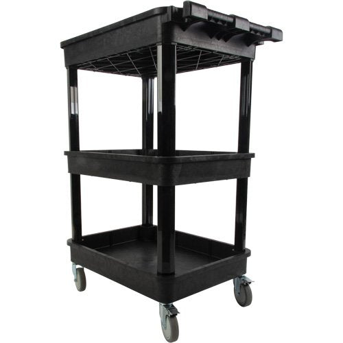 MQ184 - Utility Cart with Deep Lip Shelf