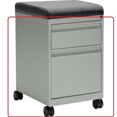 File Pedestal-Otg, Box/File, Grey