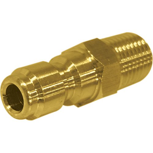 NAA270-1/4" Male Brass Plated Quick Disconnect Plug