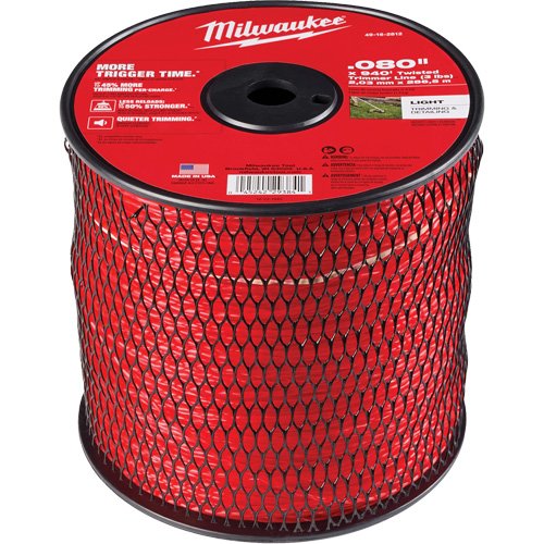 NAA454 - 0.080" x 940’ (3 lbs.) Twisted Trimmer Line