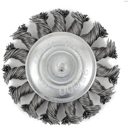 NIS906 - EKR275-20 Shaft-Mounted Knot Twisted Radial Brush