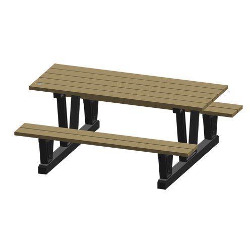 NJ037-Recycled Plastic Outdoor Picnic Tables