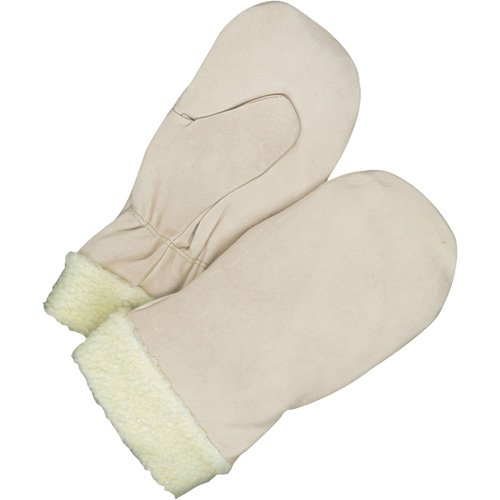 NJC521-Classic Lined Grain Cowhide Mitt