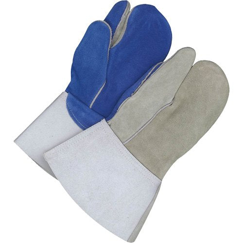 NJC635-Gander Brand Lined 1-Finger Welding Mitt with Gauntlet Cuff