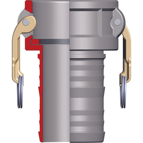 NJE559-Cam & Groove Coupler x Hose Shank