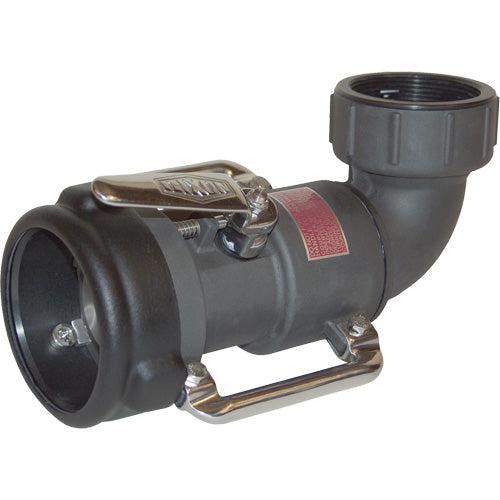 NJE655-Bayonet Style Dry Disconnect 90° Swivel Coupler
