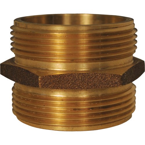 NJE703-Double Male Hex Nipple Brass