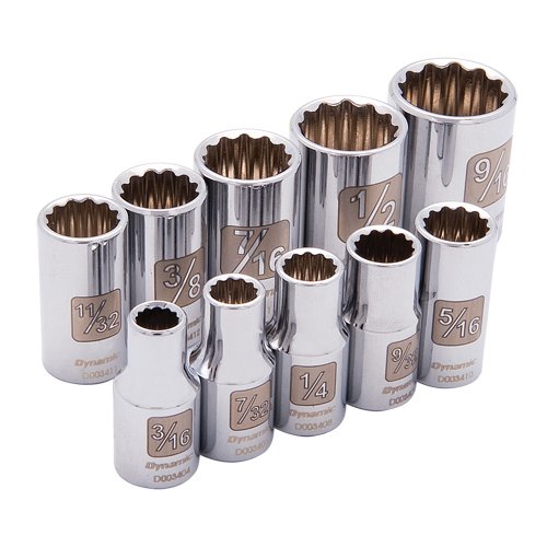 NJH238-12-Point SAE Socket Set