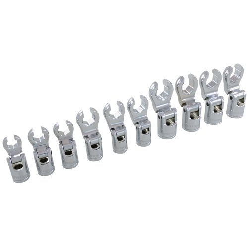 NJH446-Metric Flex-Head Crow-Foot Socket Set