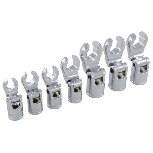 NJH447-SAE Flex-Head Crow-Foot Socket Set