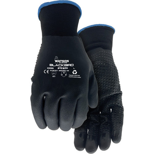 NKH579-Stealth Blackbird Coated Gloves