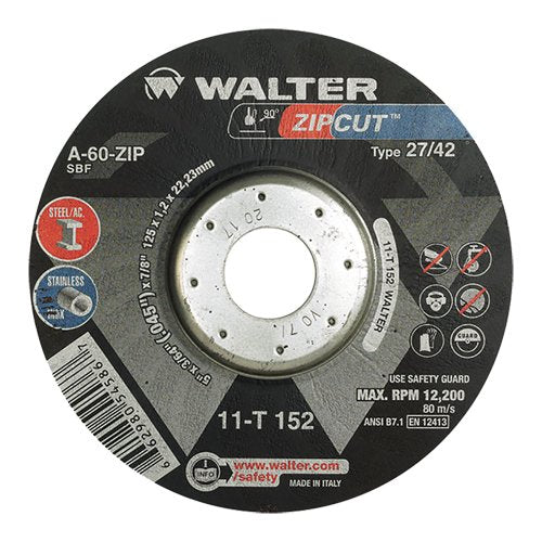 NV136-Zipcut™ Right Angle Grinder Reinforced Cut-Off Wheels