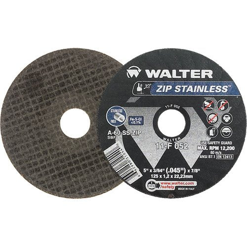 NS772-Zip™ Stainless Right Angle Grinder Reinforced Cut-Off Wheels