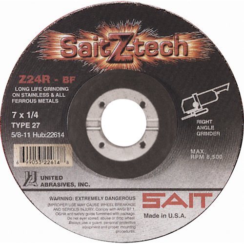 NS989-Sait Z-Tech™ Z24R High Performance Grinding Wheel