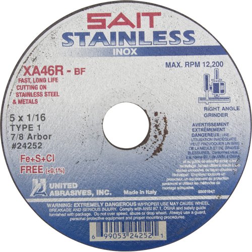 NT897-Cut-Off Wheel Contaminant-Free ZA46R