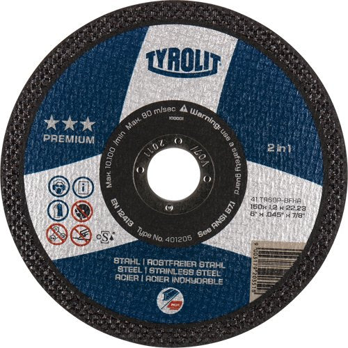 NU406-Premium 2 In 1 Thincut Cut-Off Wheel