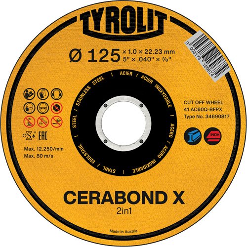 NY834-Cerabond X Cut-Off Wheel