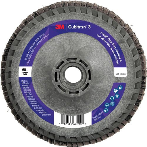 NZA064 - Cubitron™ 3 Flat Flap Disc with Quick Change 1169F
