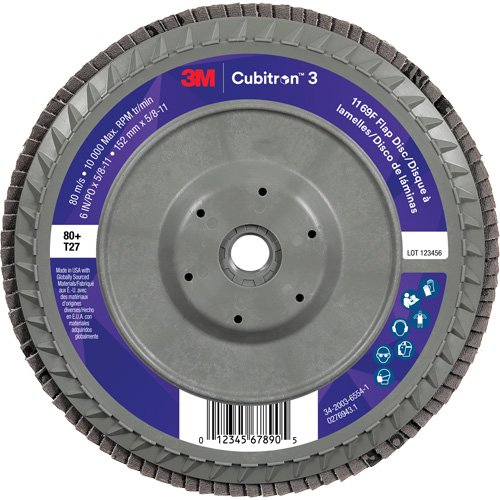 NZA066 - Cubitron™ 3 Flat Flap Disc with Quick Change 1169F
