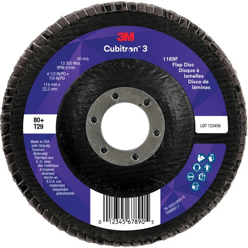 NZA068 - Cubitron™ 3 Conical  Flap Disc 1169F
