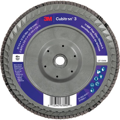 NZA069 - Cubitron™ 3 Flat Flap Disc with Quick Change 1169F
