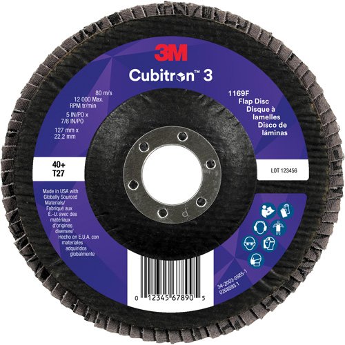 NZA072 - Cubitron™ 3 Flat Flap Disc 1169F