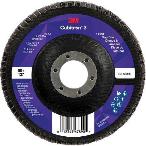 NZA080 - Cubitron™ 3 Flat Flap Disc 1169F