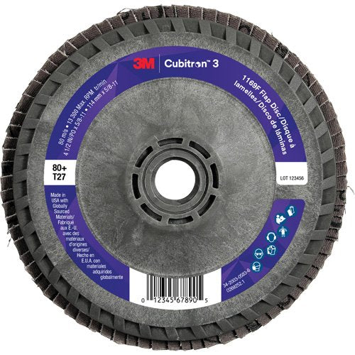 NZA082 - Cubitron™ 3 Flat Flap Disc with Quick Change 1169F