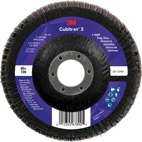 NZA083 - Cubitron™ 3 Conical  Flap Disc 1169F