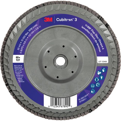 NZA084 - Cubitron™ 3 Flat Flap Disc with Quick Change 1169F