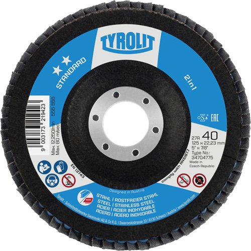 NZA147 - ZA 40 - B425 Standard 2-in-1 Flap Disc