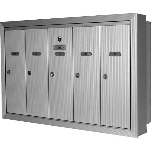 OP348-Single Deck Semi-Recessed Mailboxes