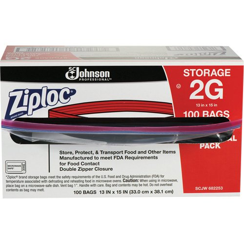 OQ993-Ziploc® Double Zip Food Storage Bags