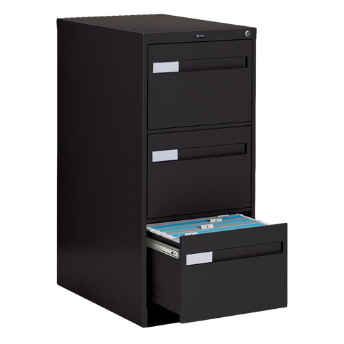 OTE618-Vertical Filing Cabinet with Recessed Drawer Handles