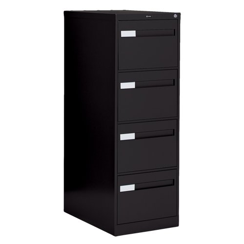 OTE624-Vertical Filing Cabinet with Recessed Drawer Handles