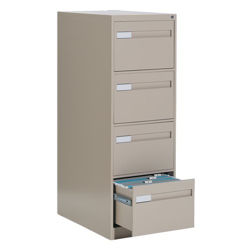 OTE626-Vertical Filing Cabinet with Recessed Drawer Handles