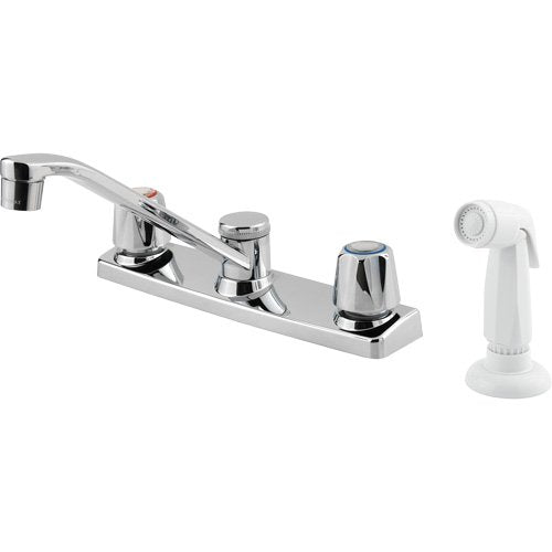 PUL989-Pfirst Series Kitchen Faucet with Side Sprayer